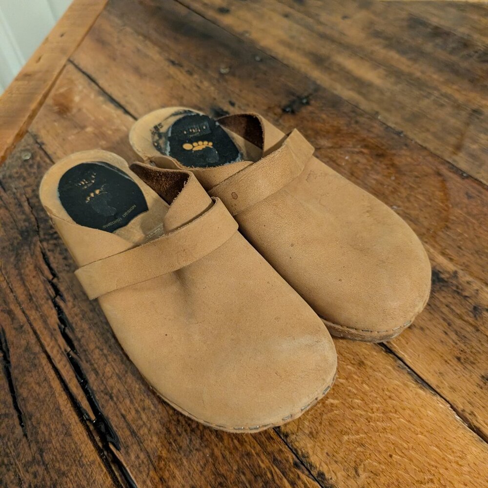 Real Leather Clogs